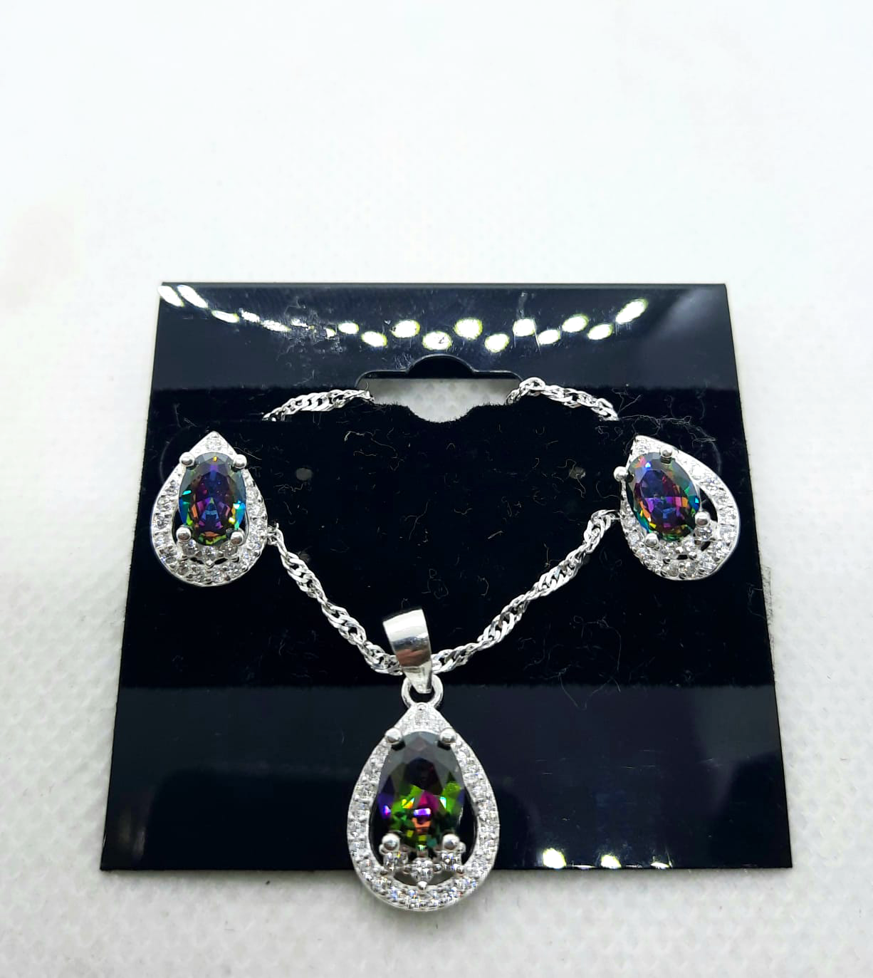 Silver Ladie Chain Set